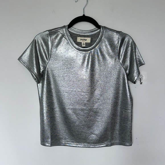 Anthropologie Porridge Shine Glam Tee NWT - Picture 5 of 8